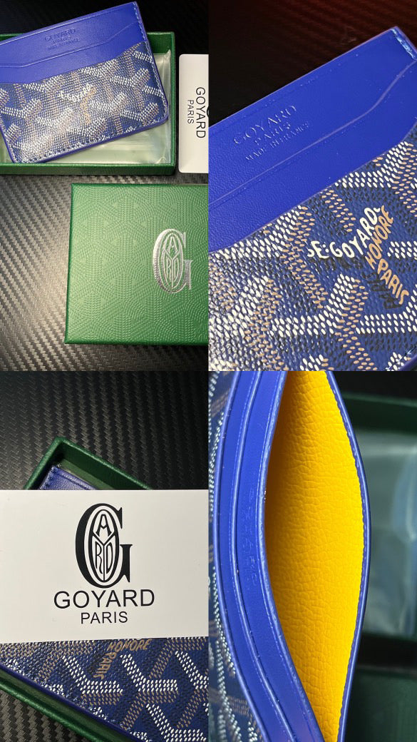 GOYARD CARDHOLDER DEEP BLUE