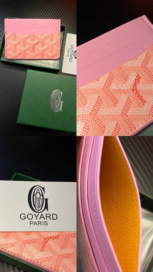 GOYARD CARDHOLDER PINK