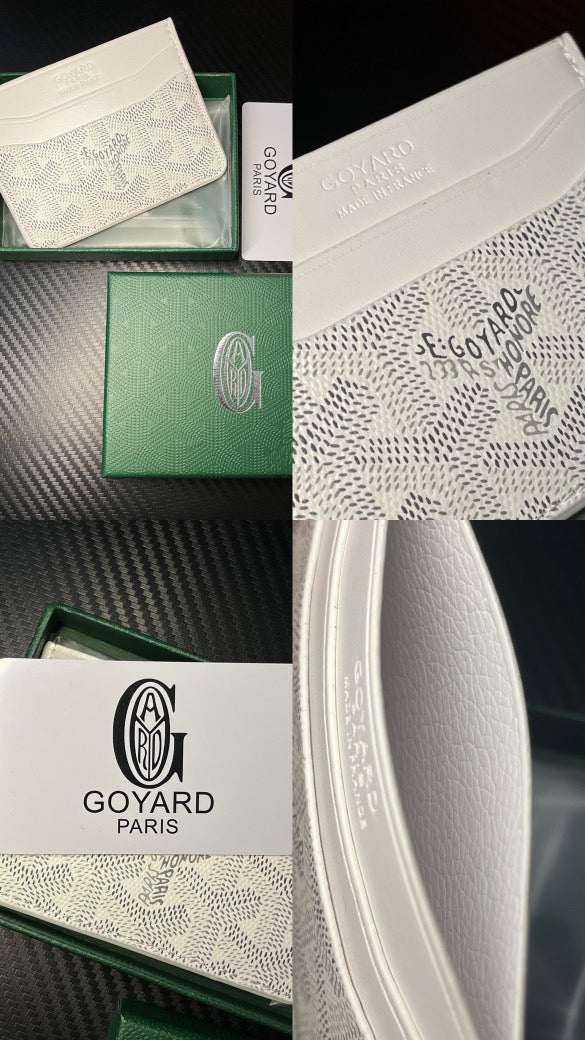 GOYARD CARDHOLDER WHITE