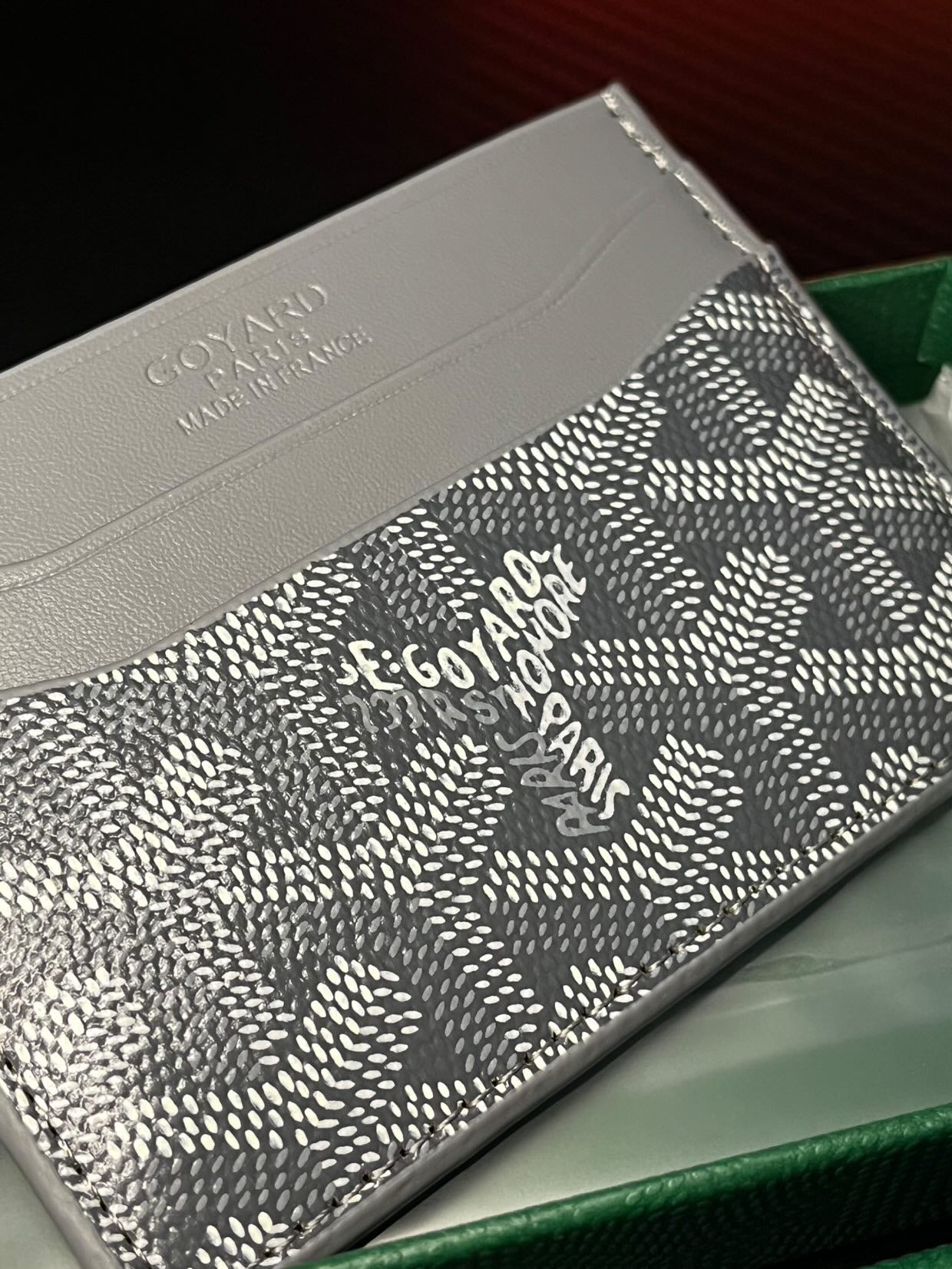 GOYARD CARDHOLDER GRAY