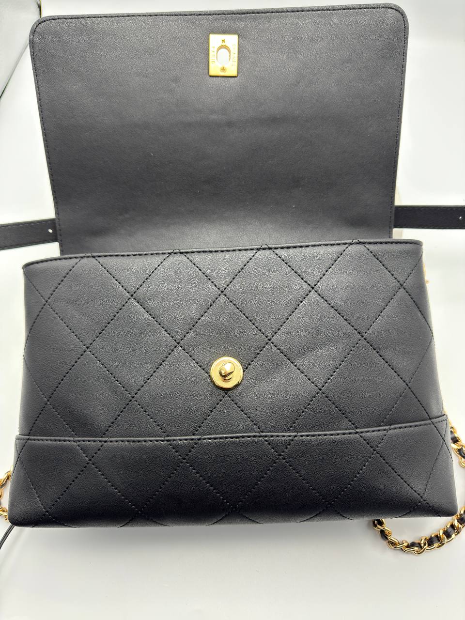 Chanel Classic Black & Gold