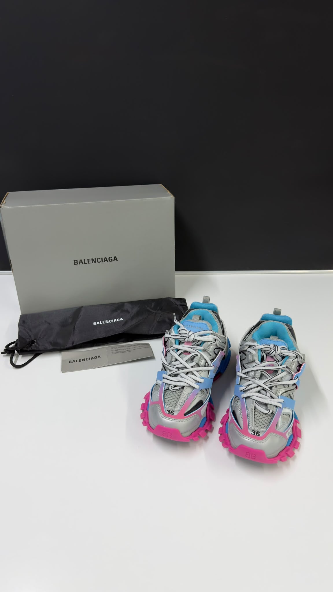 Balenciaga Track Rainbow LED