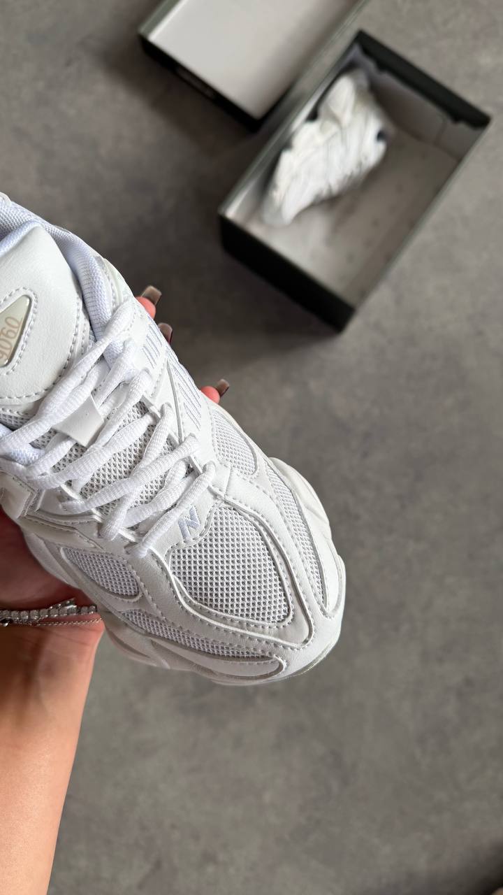 New Balance 9060 Triple White