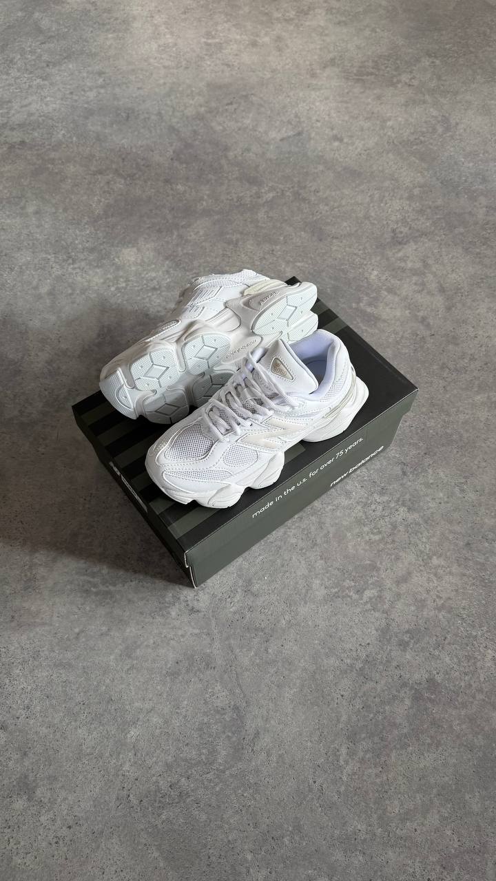New Balance 9060 Triple White