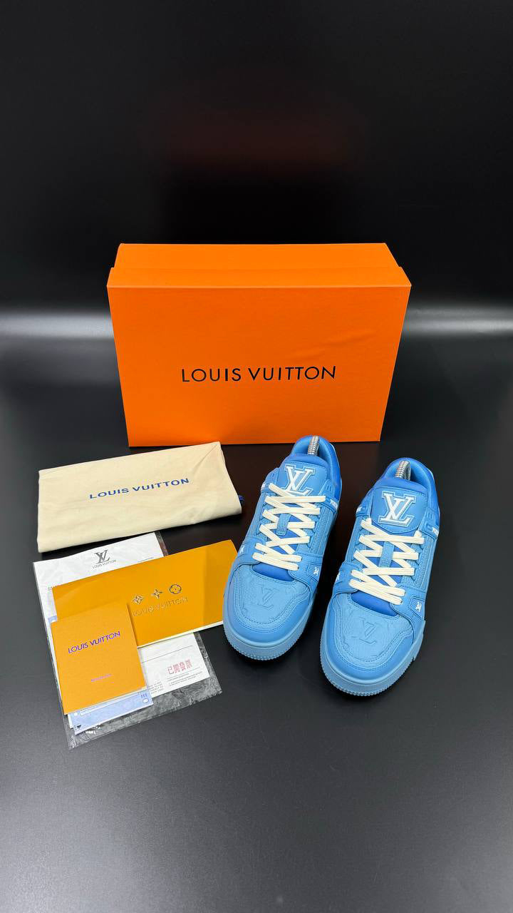 Louis Vuitton Trainers Baby Blue