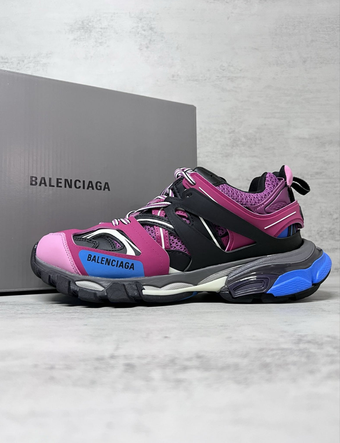 Balenciaga Track Neon Berry