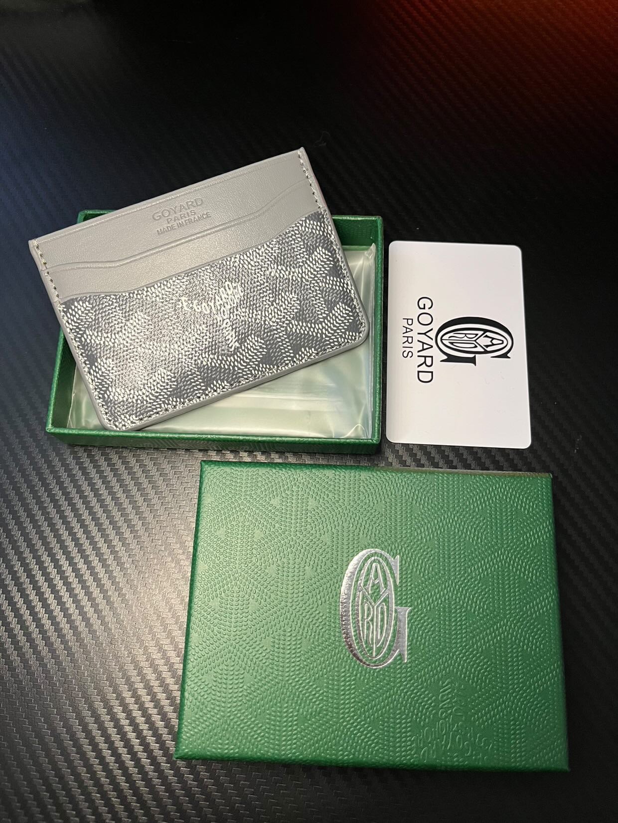 GOYARD CARDHOLDER GRAY