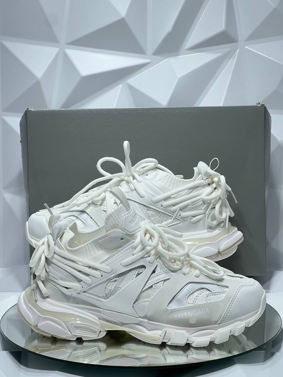 BALENCIAGA TRACK TRAINERS CREAM
