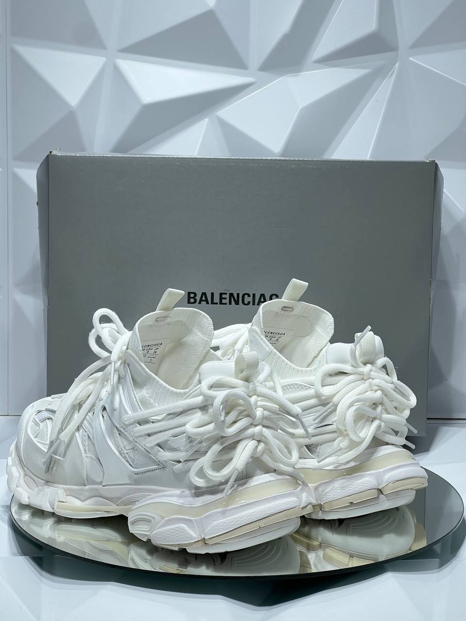 BALENCIAGA TRACK TRAINERS CREAM