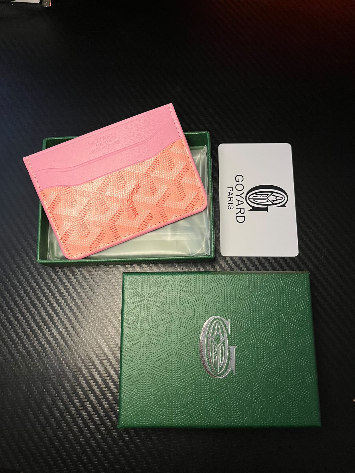 GOYARD CARDHOLDER PINK