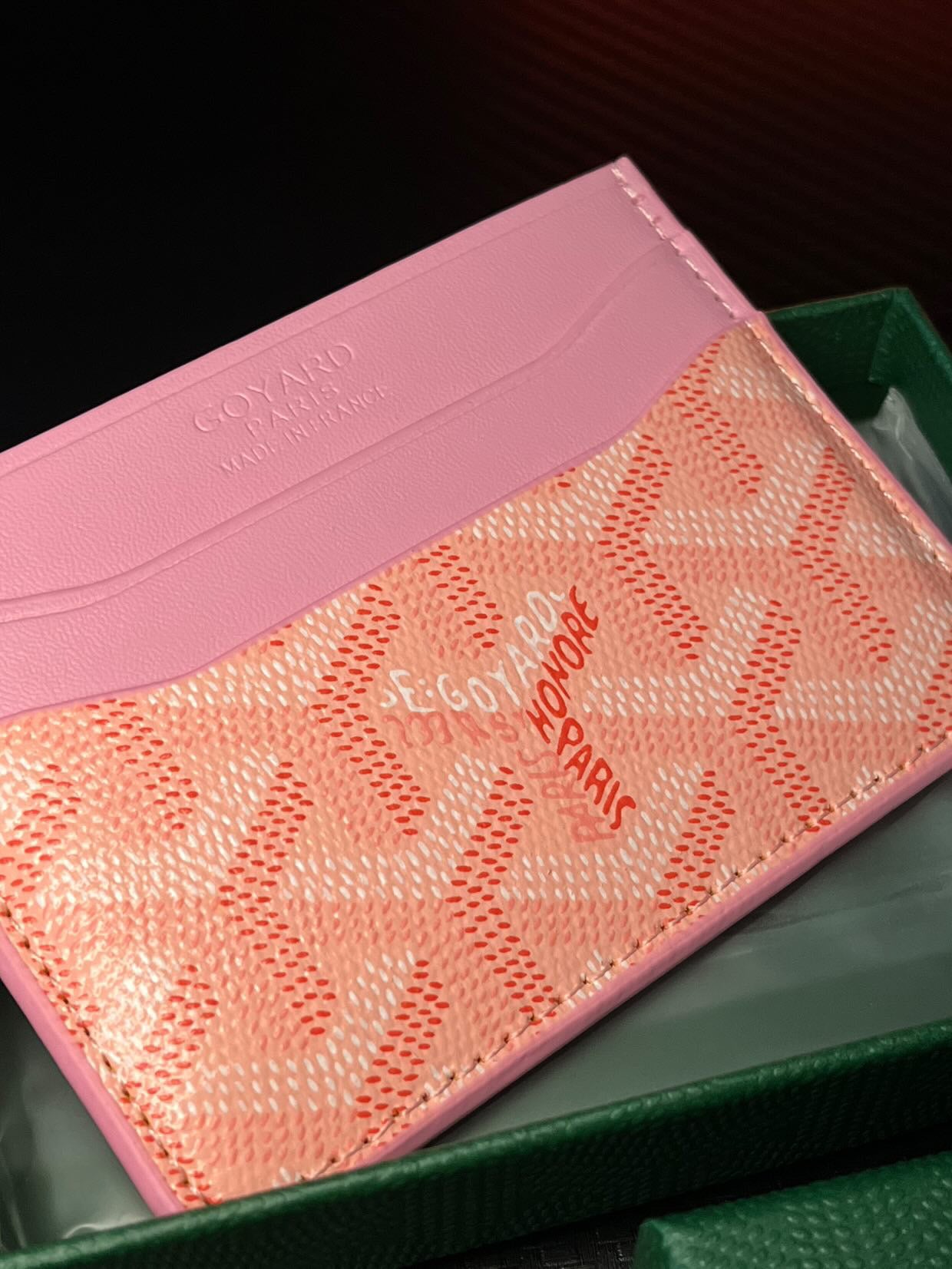 GOYARD CARDHOLDER PINK