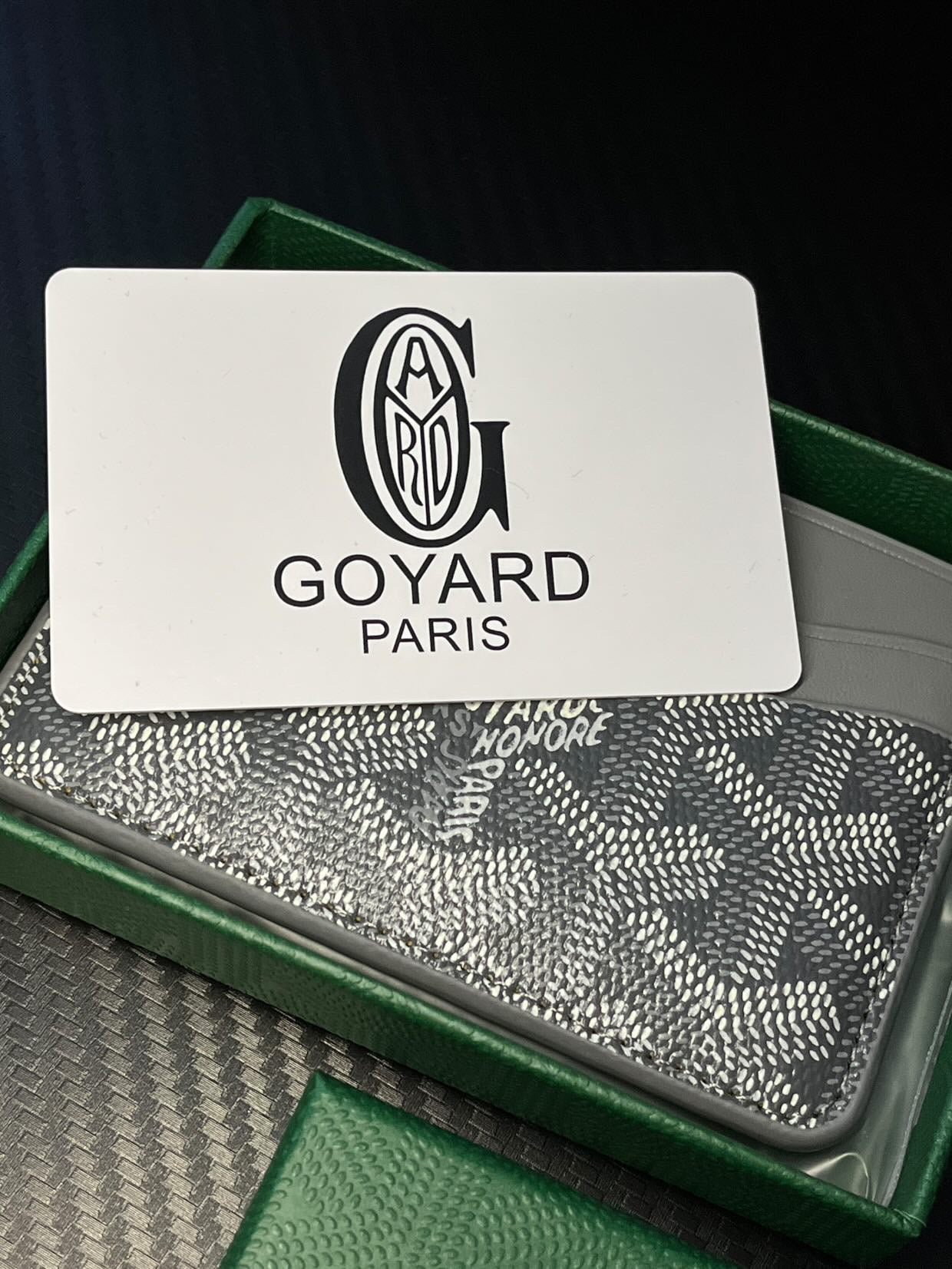 GOYARD CARDHOLDER GRAY
