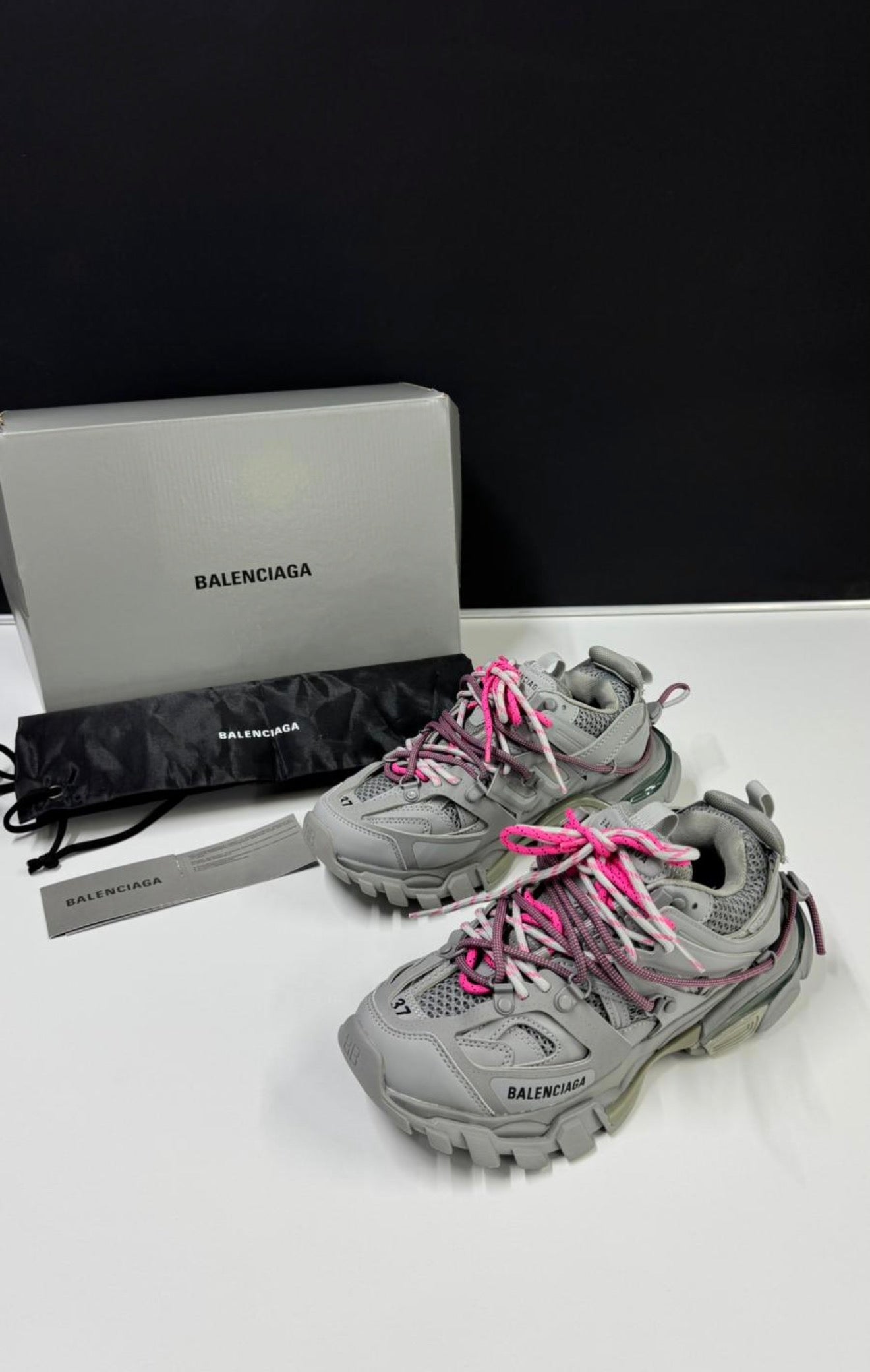 Balenciaga Track Grey Cyber Pink