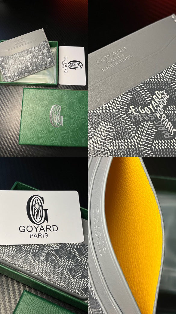 GOYARD CARDHOLDER GRAY