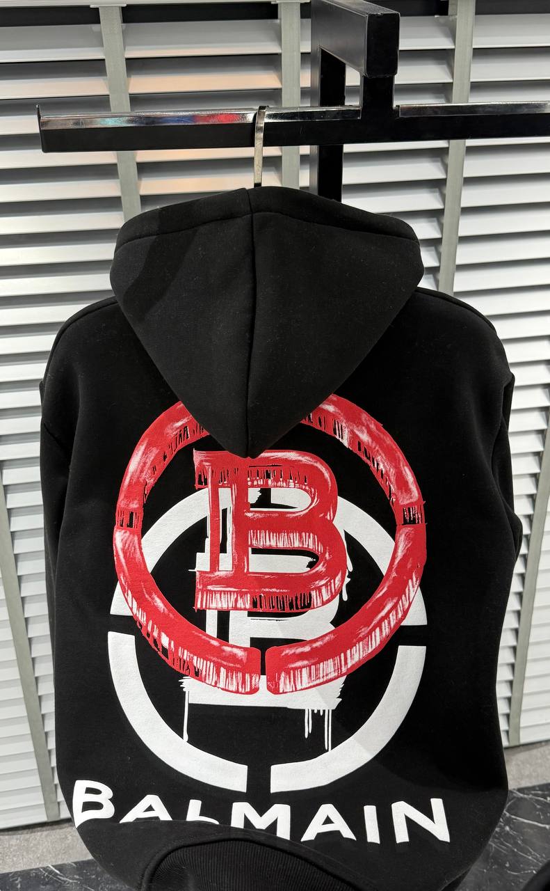 BALMAIN BLOOD HOODIE