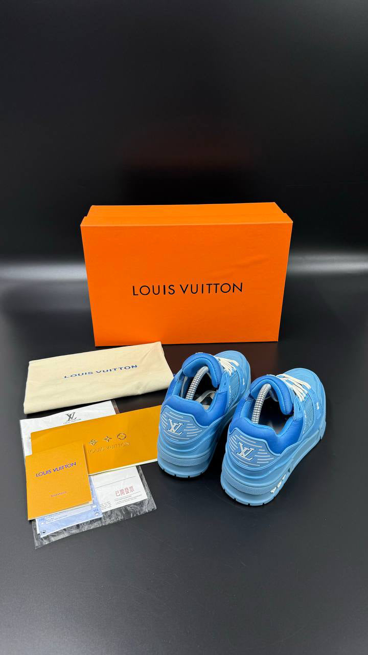 Louis Vuitton Trainers Baby Blue